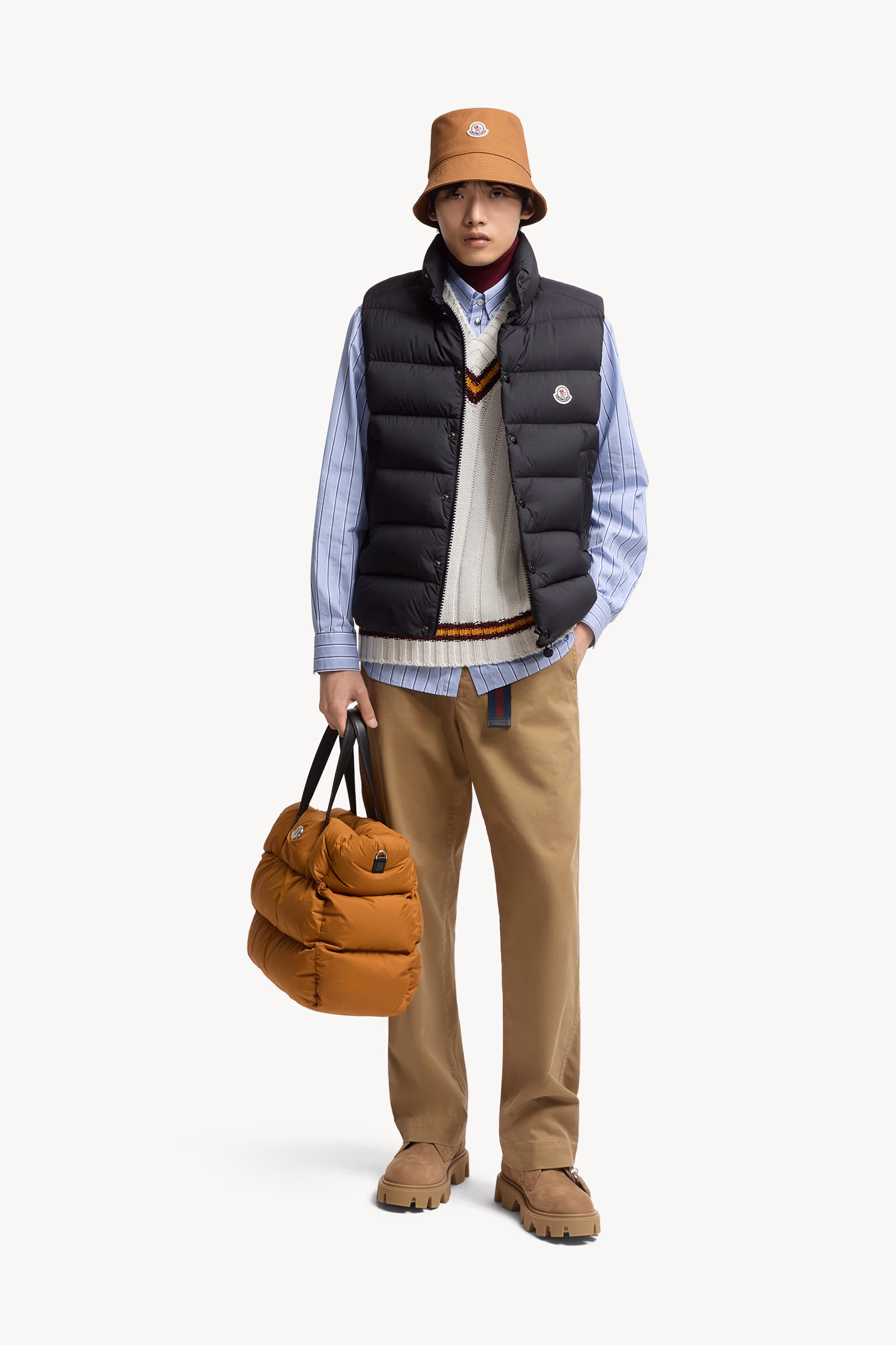 Tibb Down Vest Men Black Moncler 0
